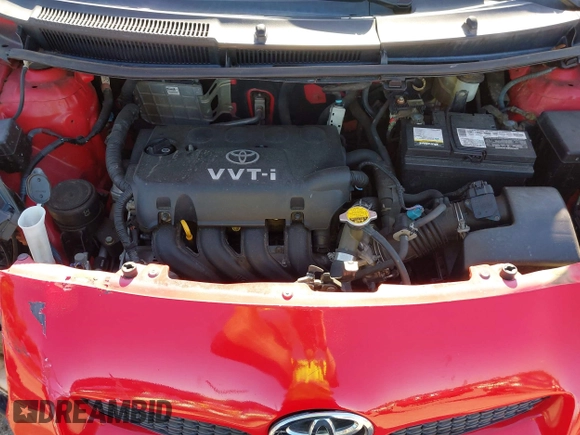 2009 Toyota Yaris with VIN JTDJT903695234623, listed as a IAAI auction lot 42027852 with 146,000 mi miles. Bid and sale history available at carsss.com. Image 10.