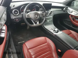 2018 Mercedes-Benz C 300 with VIN WDDWK4JB1JF598633, listed as a Copart auction lot 45662855 with 26,589 mi miles and Salvage title. Bid and sale history available at DreamBid. Image 8.