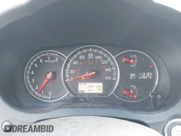 2013 Nissan Maxima S with VIN 1N4AA5APXDC846592, listed as a IAAI auction lot 42491159 with 113,189 mi miles and . Bid and sale history available at DreamBid. Image 7.