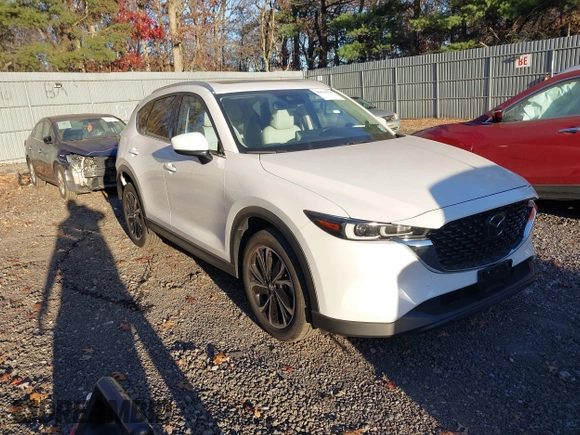 2023 Mazda CX-5 2.5 S Premium Plus Package with VIN JM3KFBEM2P0244281, listed as a IAAI auction lot 40820295 with 10,886 mi miles. Bid and sale history available at carsss.com. Image 1.