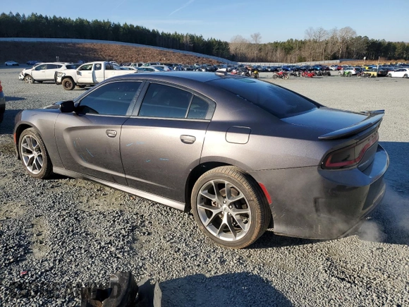 2021 Dodge Charger GT with VIN 2C3CDXHG4MH598336, listed as a Copart auction lot 88489745 with 39,106 mi miles and Salvage Title. Bid and sale history available at DreamBid. Image 2.