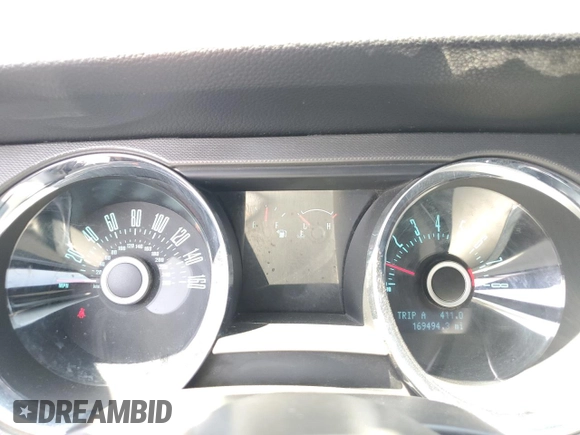 2013 Ford Mustang V6 with VIN 1ZVBP8AM6D5243659, listed as a Copart auction lot 59528155 with 169,494 mi miles and Salvage title. Bid and sale history available at DreamBid. Image 9.