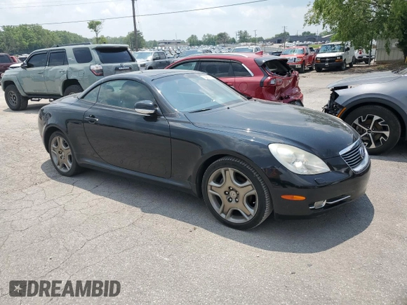2006 Lexus SC 430 with VIN JTHFN48Y869009237, listed as a Copart auction lot 59253885 with 149,087 mi miles and Salvage title. Bid and sale history available at DreamBid. Image 4.