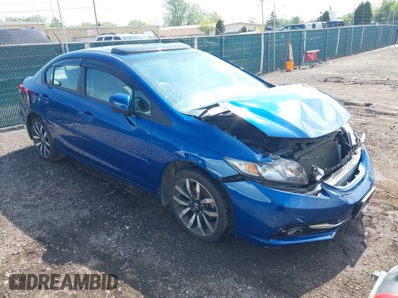 2014 Honda Civic EX-L with VIN 2HGFB2F92EH547183, listed as a IAAI auction lot 42207661 with 74,867 mi miles and . Bid and sale history available at DreamBid. Image 1.