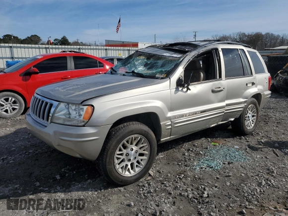 2004 Jeep Grand Cherokee Limited with VIN 1J8GX58N74C146741, listed as a Copart auction lot 42264375 with Not Provided miles and Salvage Title. Bid and sale history available at DreamBid. Image 1.
