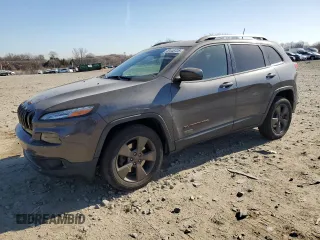 2016 Jeep Cherokee Latitude with VIN 1C4PJMCB1GW282771, listed as a Copart auction lot 49448725 with 115,250 mi miles and Salvage Title. Bid and sale history available at carsss.com. Image 1.