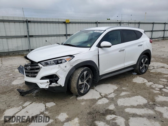 2017 Hyundai Tucson Limited z VIN KM8J3CA20HU539022, wystawiony jako Copart lot #58570965 z przebiegiem 34 098 mil mil oraz Szkoda całkowita • Salvage title. Historia ofert i sprzedaży dostępna na DreamBid. Obrazek 1.
