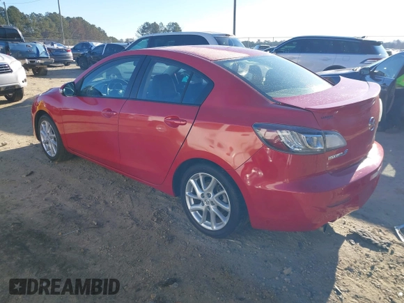 2012 Mazda 3 S Grand Touring with VIN JM1BL1W53C1658421, listed as a IAAI auction lot 41294572 with 100,875 mi miles and . Bid and sale history available at DreamBid. Image 3.