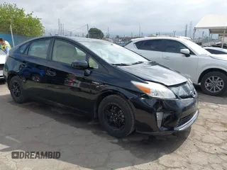 2012 Toyota Prius One with VIN JTDKN3DU8C5485214, listed as a IAAI auction lot 42136855 with 82,355 mi miles. Bid and sale history available at carsss.com. Image 1.