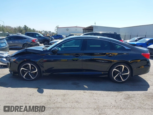 2018 Honda Accord Sedan Sport 1.5T with VIN 1HGCV1F39JA173342, listed as a IAAI auction lot 41857705 with 106,698 mi miles. Bid and sale history available at carsss.com. Image 14.