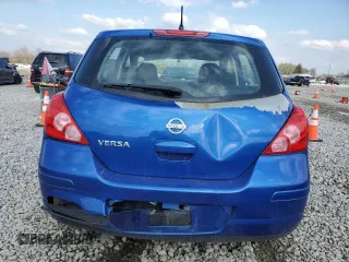 2010 Nissan Versa 1.8 SL with VIN 3N1BC1CP7AL404273, listed as a Copart auction lot 52581075 with 180,343 mi miles and Salvage Title. Bid and sale history available at carsss.com. Image 6.