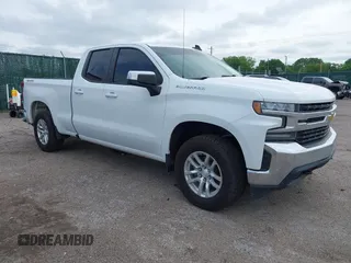 2020 Chevrolet Silverado 1500 LT with VIN 1GCRYDED5LZ261062, listed as a IAAI auction lot 42123904 with 115,407 mi miles. Bid and sale history available at carsss.com. Image 1.