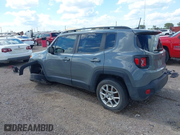 2020 Jeep Renegade Altitude z VIN ZACNJABB0LPL55950, wystawiony jako IAAI lot #42222826 z przebiegiem 74 022 mil mil oraz . Historia ofert i sprzedaży dostępna na DreamBid. Obrazek 3.