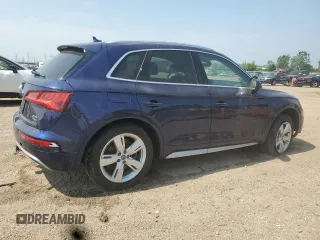 2018 Audi Q5 Premium Plus with VIN WA1BNAFY2J2021039, listed as a Copart auction lot 59170795 with 64,539 mi miles and Salvage title. Bid and sale history available at DreamBid. Image 3.