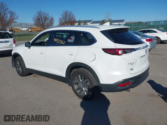 2020 Mazda CX-9 Touring with VIN JM3TCBCY0L0418751, listed as a IAAI auction lot 40830321 with 45,211 mi miles. Bid and sale history available at carsss.com. Image 3.