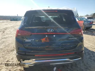 2022 Hyundai Santa Fe Hybrid SEL Premium with VIN KM8S3DA14NU058543, listed as a Copart auction lot 40457534 with 7,637 mi miles. Bid and sale history available at carsss.com. Image 6.