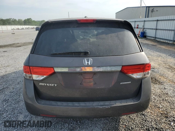2016 Honda Odyssey SE with VIN 5FNRL5H38GB091380, listed as a Copart auction lot 55408255 with 128,974 mi miles and Salvage Title. Bid and sale history available at DreamBid. Image 6.