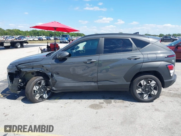 2025 Hyundai Kona SEL with VIN KM8HBCAB6SU232611, listed as a IAAI auction lot 42016054 with 6,383 mi miles. Bid and sale history available at carsss.com. Image 14.