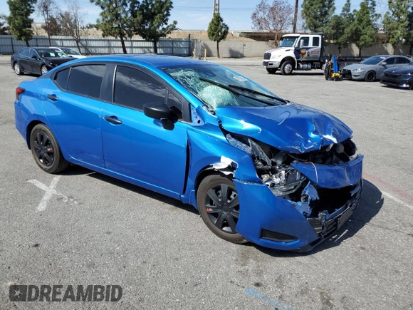 2024 Nissan Versa S with VIN 3N1CN8DV6RL823814, listed as a Copart auction lot 47297655 with Not Provided miles and Salvage Title. Bid and sale history available at DreamBid. Image 4.