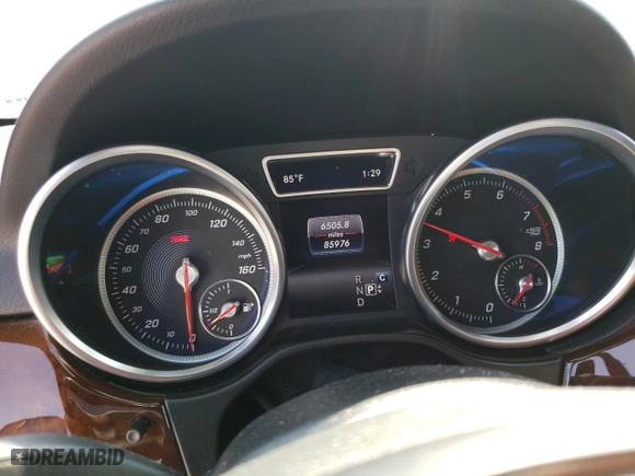 2017 Mercedes-Benz GLE with VIN 4JGDA5HB0HA890759, listed as a Copart auction lot 48992685 with 85,976 mi miles and Salvage Title. Bid and sale history available at carsss.com. Image 9.