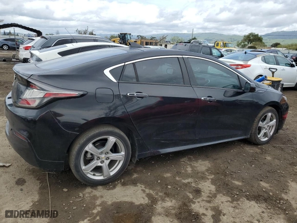 2017 Chevrolet Volt LT with VIN 1G1RC6S53HU102626, listed as a Copart auction lot 51262365 with 123,529 mi miles and Salvage Title. Bid and sale history available at carsss.com. Image 3.