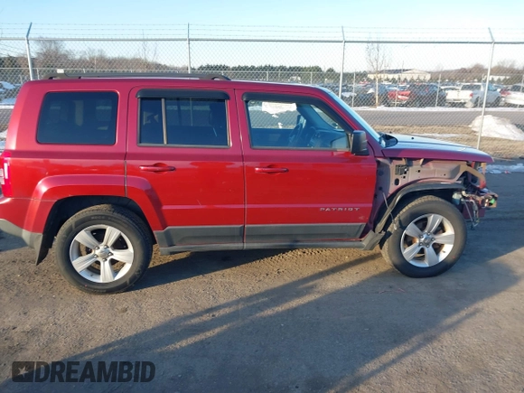 2013 Jeep Patriot Sport with VIN 1C4NJRBB5DD108697, listed as a IAAI auction lot 41374016 with 110,276 mi miles and . Bid and sale history available at carsss.com. Image 13.