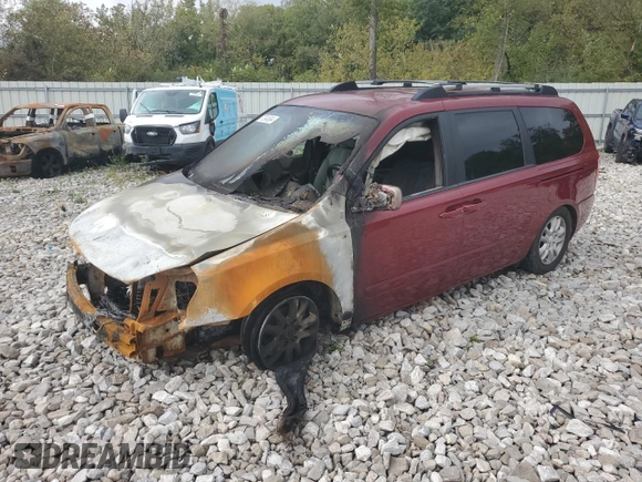 2007 Kia Sedona EX with VIN KNDMB233076142093, listed as a Copart auction lot 73549534 with 0 mi miles and Non Repairable. Bid and sale history available at carsss.com. Image 1.