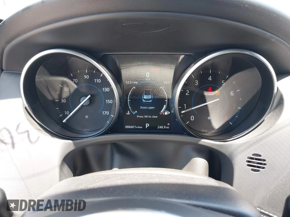 2018 Jaguar F-Pace 30t R-Sport with VIN SADCL2GX3JA283772, listed as a IAAI auction lot 42309251 with 86,601 mi miles and . Bid and sale history available at DreamBid. Image 7.