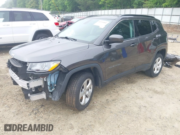 2019 Jeep Compass Latitude with VIN 3C4NJDBB8KT748588, listed as a IAAI auction lot 42224482 with 70,810 mi miles and . Bid and sale history available at DreamBid. Image 18.
