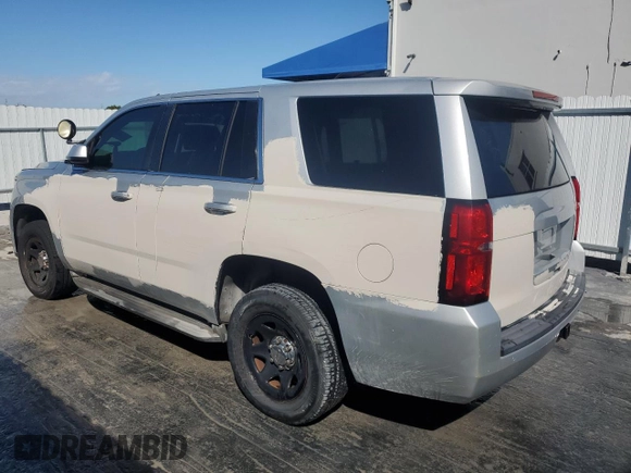 2015 Chevrolet Tahoe Commercial z VIN 1GNLC2EC3FR255403, wystawiony jako Copart lot #46354125 z przebiegiem Nie podano mil oraz Czysty tytuł • Clean title. Historia ofert i sprzedaży dostępna na DreamBid. Obrazek 2.