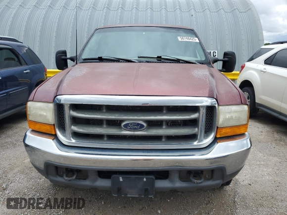 2000 Ford F-250 XL with VIN 1FTNX20S7YED38282, listed as a Copart auction lot 58748425 with 211,080 mi miles and Salvage title. Bid and sale history available at DreamBid. Image 5.