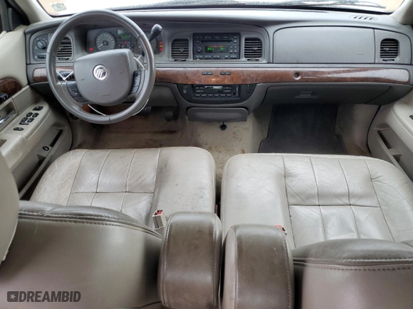 2008 Mercury Grand Marquis LS with VIN 2MEFM75VX8X606901, listed as a Copart auction lot 43228645 with 164,380 mi miles and Non Repairable. Bid and sale history available at carsss.com. Image 8.