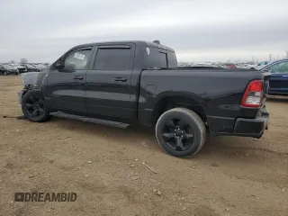 2019 Ram 1500 Big Horn/Lone Star with VIN 1C6SRFFT2KN637617, listed as a Copart auction lot 50555135 with 0 mi miles and Salvage Title. Bid and sale history available at carsss.com. Image 2.