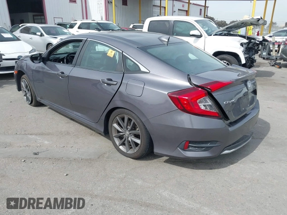 2020 Honda Civic EX-L with VIN 19XFC1F74LE204193, listed as a IAAI auction lot 41690269 with 50,336 mi miles and . Bid and sale history available at DreamBid. Image 3.