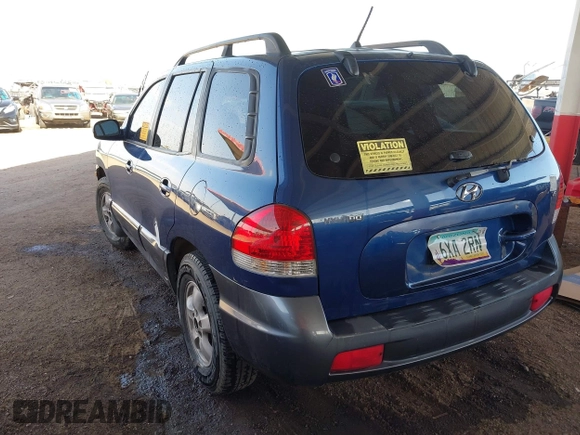 2006 Hyundai Santa Fe GLS with VIN KM8SC13D36U105732, listed as a IAAI auction lot 41733084 with 224,400 mi miles. Bid and sale history available at carsss.com. Image 3.