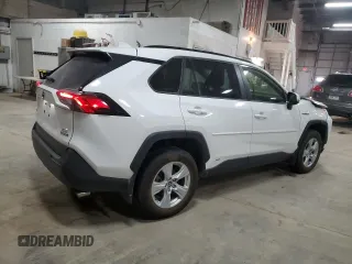 2021 Toyota RAV4 Hybrid XLE with VIN JTMRWRFV3MD127501, listed as a Copart auction lot 84239034 with 75,707 mi miles and Salvage Title. Bid and sale history available at carsss.com. Image 3.