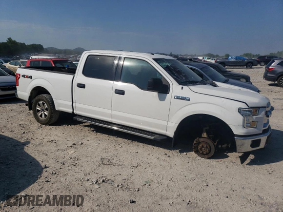 2017 Ford F-150 XL with VIN 1FTFW1EF7HFA90798, listed as a Copart auction lot 61492225 with 71,125 mi miles and Salvage title. Bid and sale history available at DreamBid. Image 4.