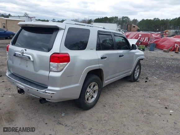 2011 Toyota 4Runner SR5 with VIN JTEZU5JR9B5021016, listed as a IAAI auction lot 41844799 with 155,361 mi miles. Bid and sale history available at carsss.com. Image 4.