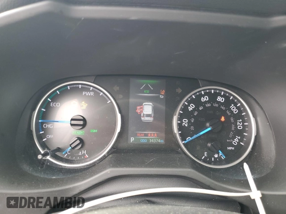 2022 Toyota RAV4 Hybrid SE с VIN 4T3T6RFV3NU073675, выставлен на аукционе Copart как лот 55267715 с пробегом 34 374 миль миль и Списание • Salvage title. История ставок и продаж доступна на DreamBid. Изображение 9.
