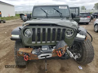 2021 Jeep Gladiator Rubicon with VIN 1C6JJTBM6ML580028, listed as a Copart auction lot 56526085 with 55,462 mi miles and Salvage title. Bid and sale history available at DreamBid. Image 5.
