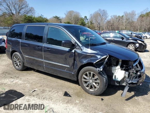 2014 Chrysler Town & Country S with VIN 2C4RC1HG5ER461679, listed as a Copart auction lot 51267785 with 124,341 mi miles and Salvage Title. Bid and sale history available at DreamBid. Image 4.