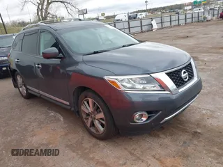 2014 Nissan Pathfinder SL with VIN 5N1AR2MN3EC685723, listed as a IAAI auction lot 41910628 with 136,252 mi miles and . Bid and sale history available at DreamBid. Image 1.