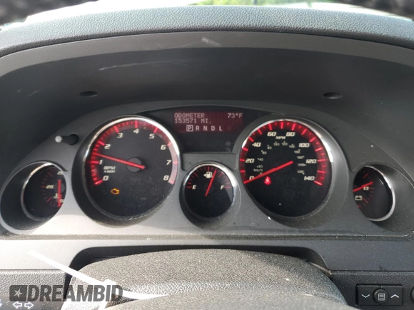 2008 GMC Acadia SLT2 with VIN 1GKEV33768J214860, listed as a Copart auction lot 55903645 with 153,571 mi miles and Salvage title. Bid and sale history available at DreamBid. Image 9.