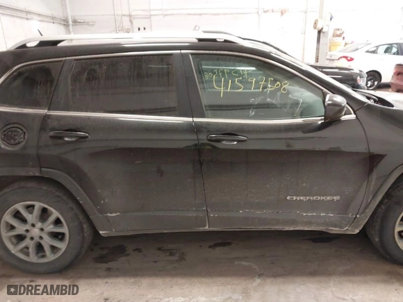 2014 Jeep Cherokee Latitude with VIN 1C4PJMCS0EW321380, listed as a IAAI auction lot 41597508 with 173,991 mi miles. Bid and sale history available at carsss.com. Image 13.
