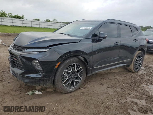 2023 Chevrolet Blazer RS с VIN 3GNKBERS3PS103119, выставлен на аукционе Copart как лот 51830645 с пробегом 34 359 миль миль и Списание • Salvage title. История ставок и продаж доступна на DreamBid. Изображение 1.