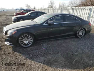 2017 Mercedes-Benz CLS with VIN WDDLJ9BB6HA205055, listed as a Copart auction lot 43951884 with 139,754 mi miles. Bid and sale history available at carsss.com. Image 1.