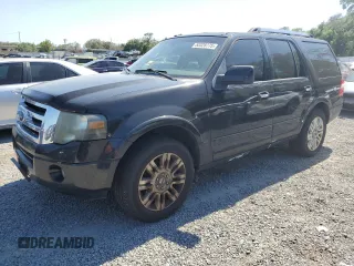 2011 Ford Expedition Limited with VIN 1FMJU1K59BEF23672, listed as a Copart auction lot 53328775 with 177,464 mi miles and Non repairable. Bid and sale history available at DreamBid. Image 1.