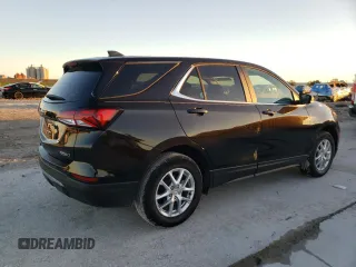 2024 Chevrolet Equinox LT with VIN 3GNAXKEG8RL204098, listed as a Copart auction lot 80752444 with 5,340 mi miles and Clean Title. Bid and sale history available at DreamBid. Image 3.