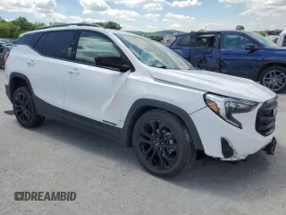 2021 GMC Terrain SLE with VIN 3GKALTEV6ML336654, listed as a Copart auction lot 55979675 with 75,232 mi miles and Clean title. Bid and sale history available at DreamBid. Image 4.