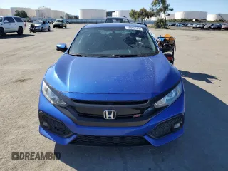 2017 Honda Civic Si with VIN 2HGFC3A55HH752606, listed as a Copart auction lot 46866185 with 118,662 mi miles and Salvage Title. Bid and sale history available at DreamBid. Image 5.